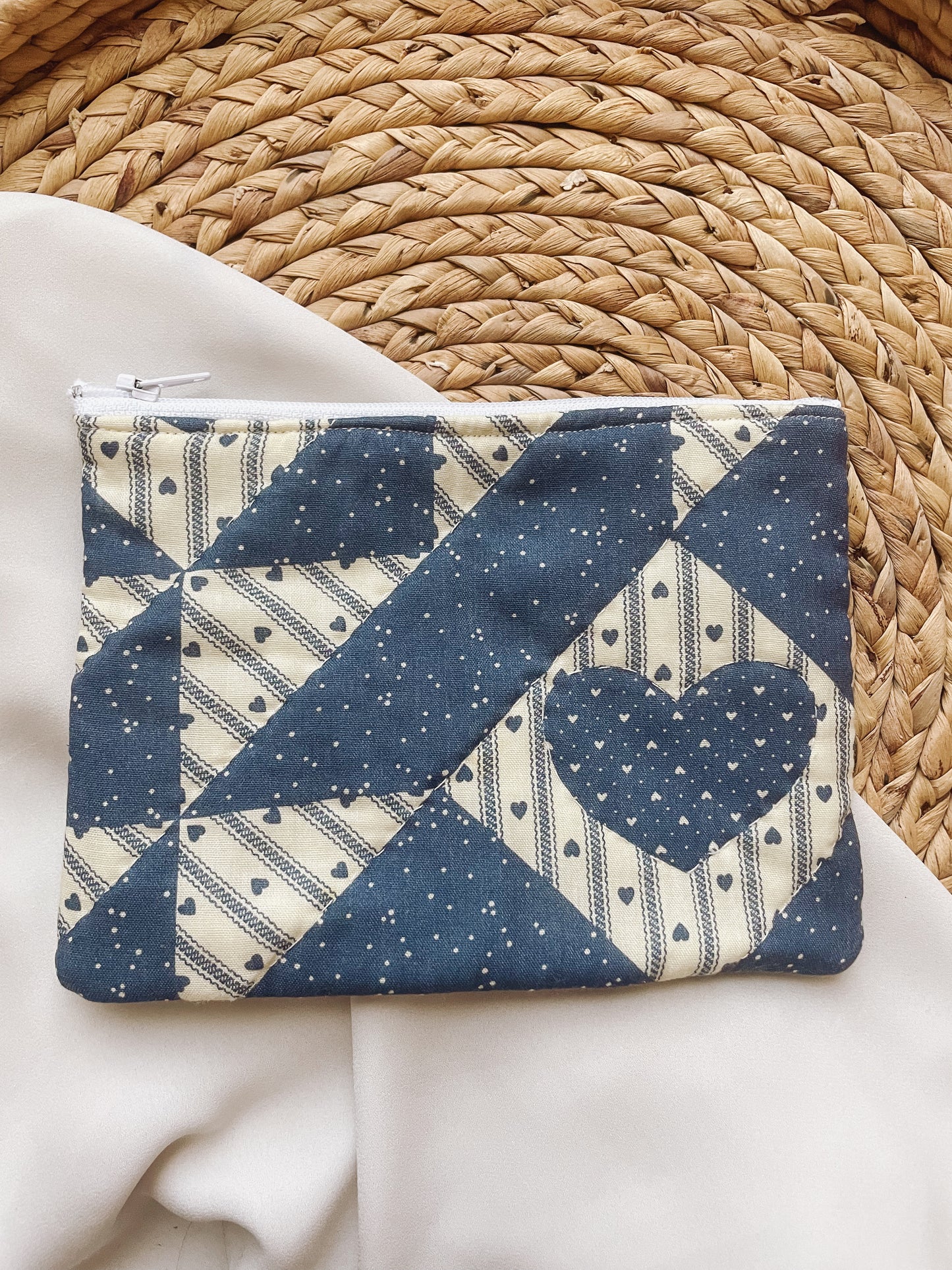 Quilted Zipper Pouch