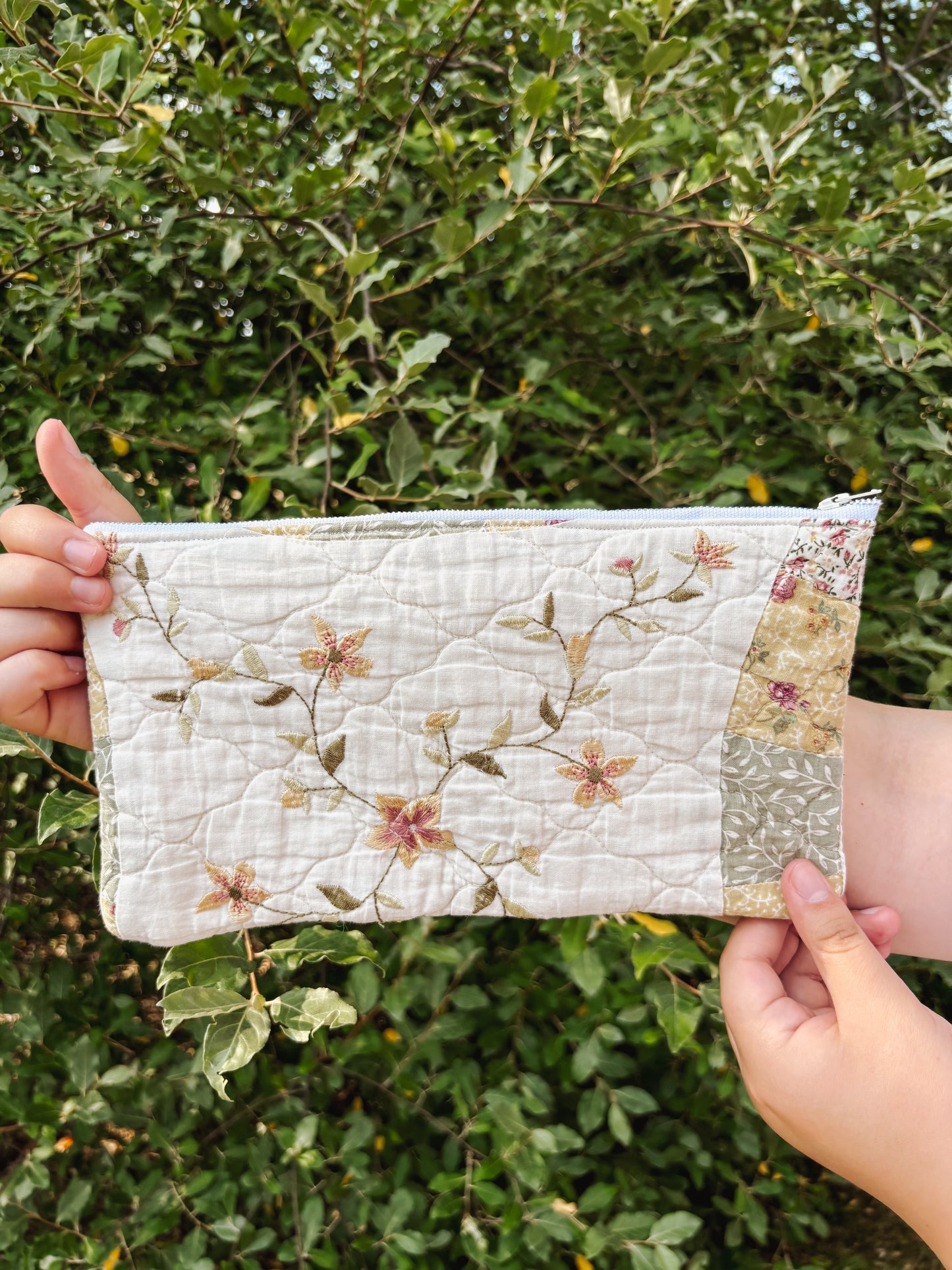 Quilted Zipper Pouch