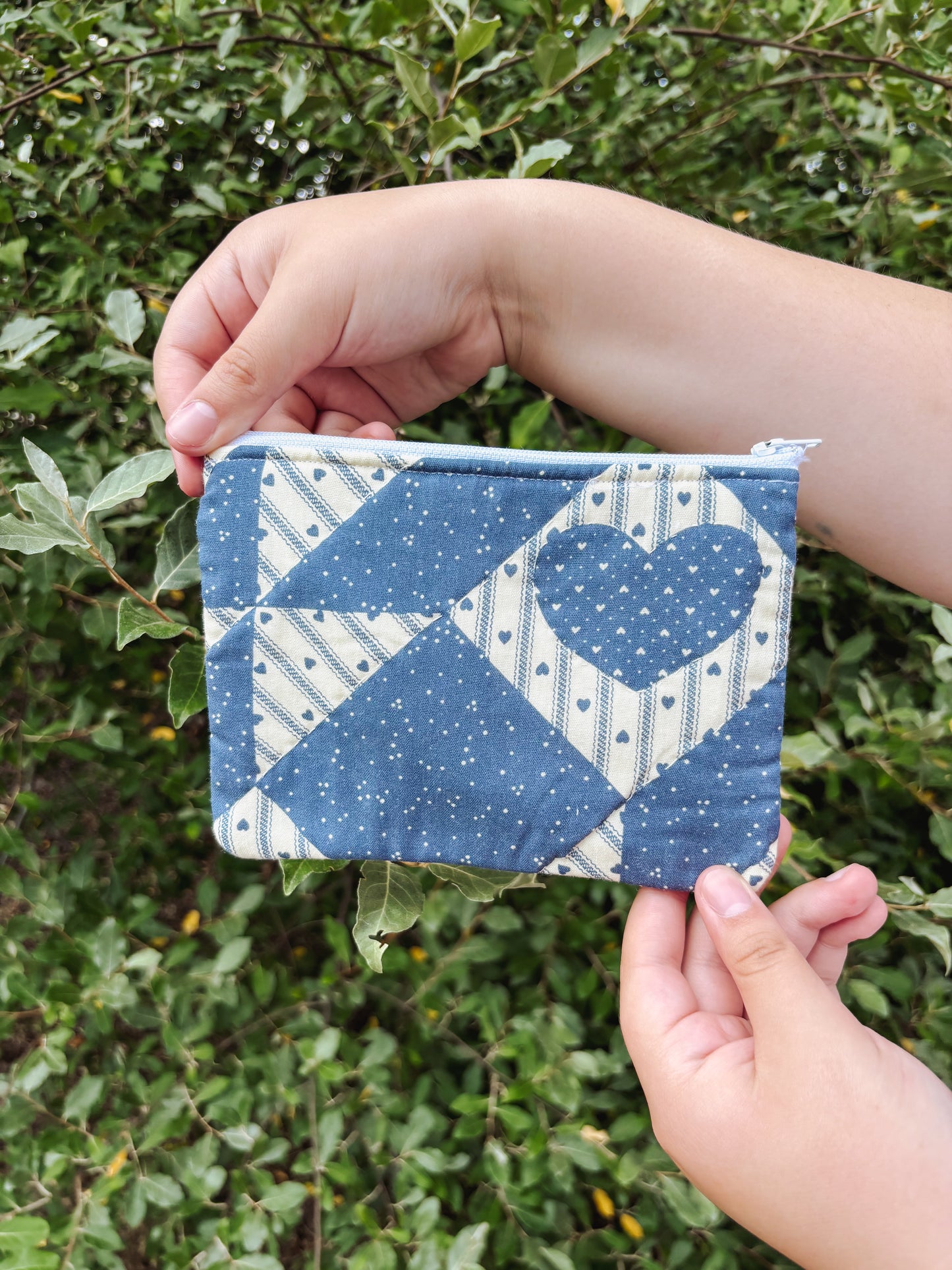 Quilted Zipper Pouch