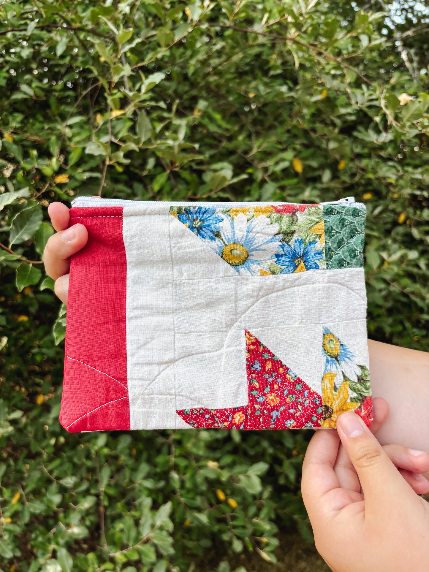 Quilted Zipper Pouch