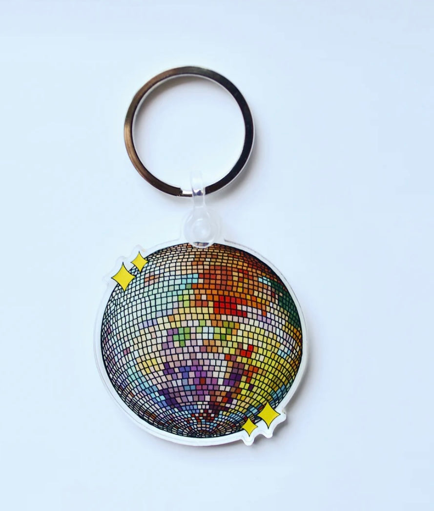 Disco Ball Keychain