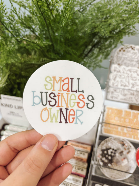 Small Business Owner Sticker