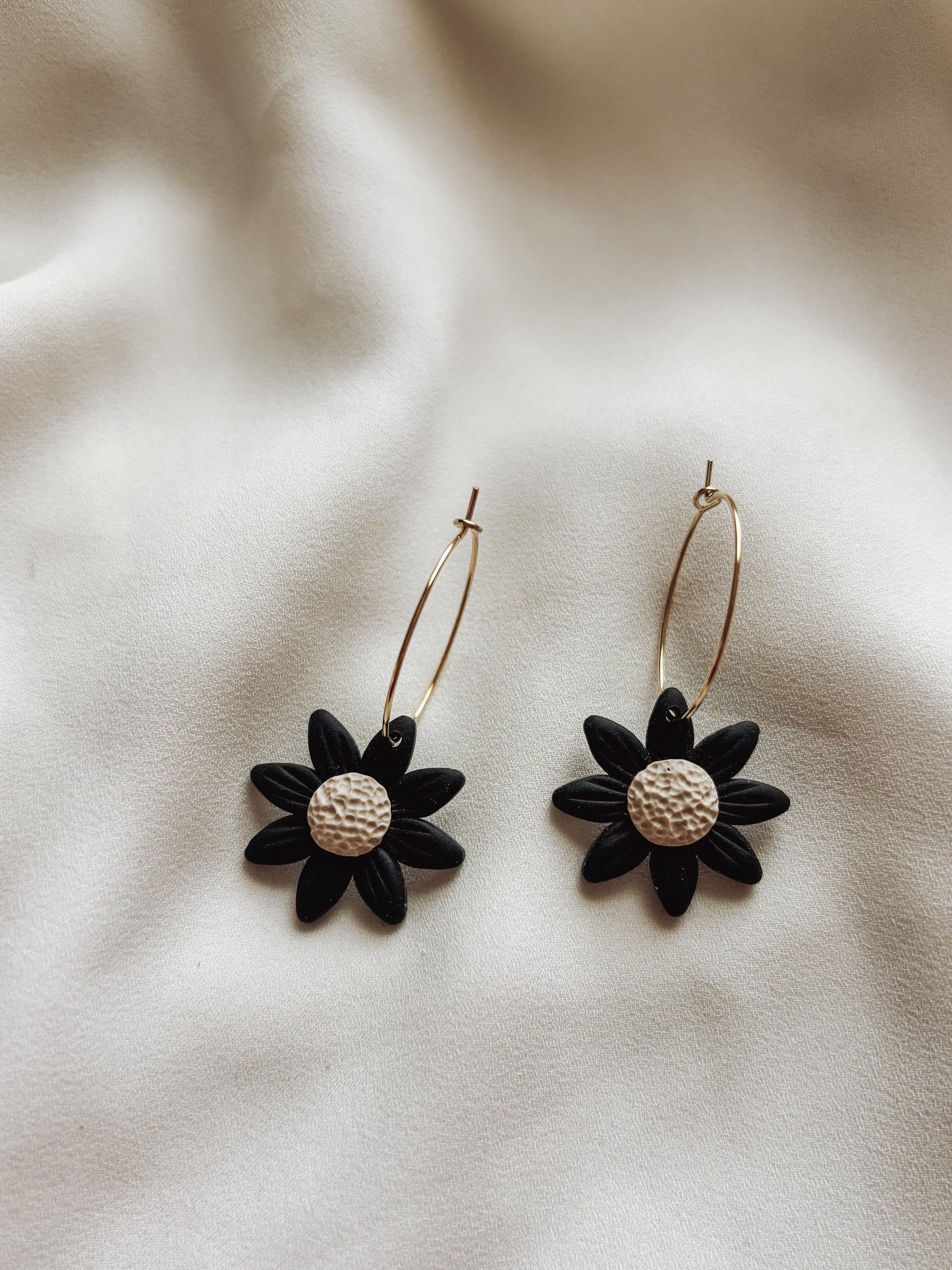 Spooky Daisy Hoops