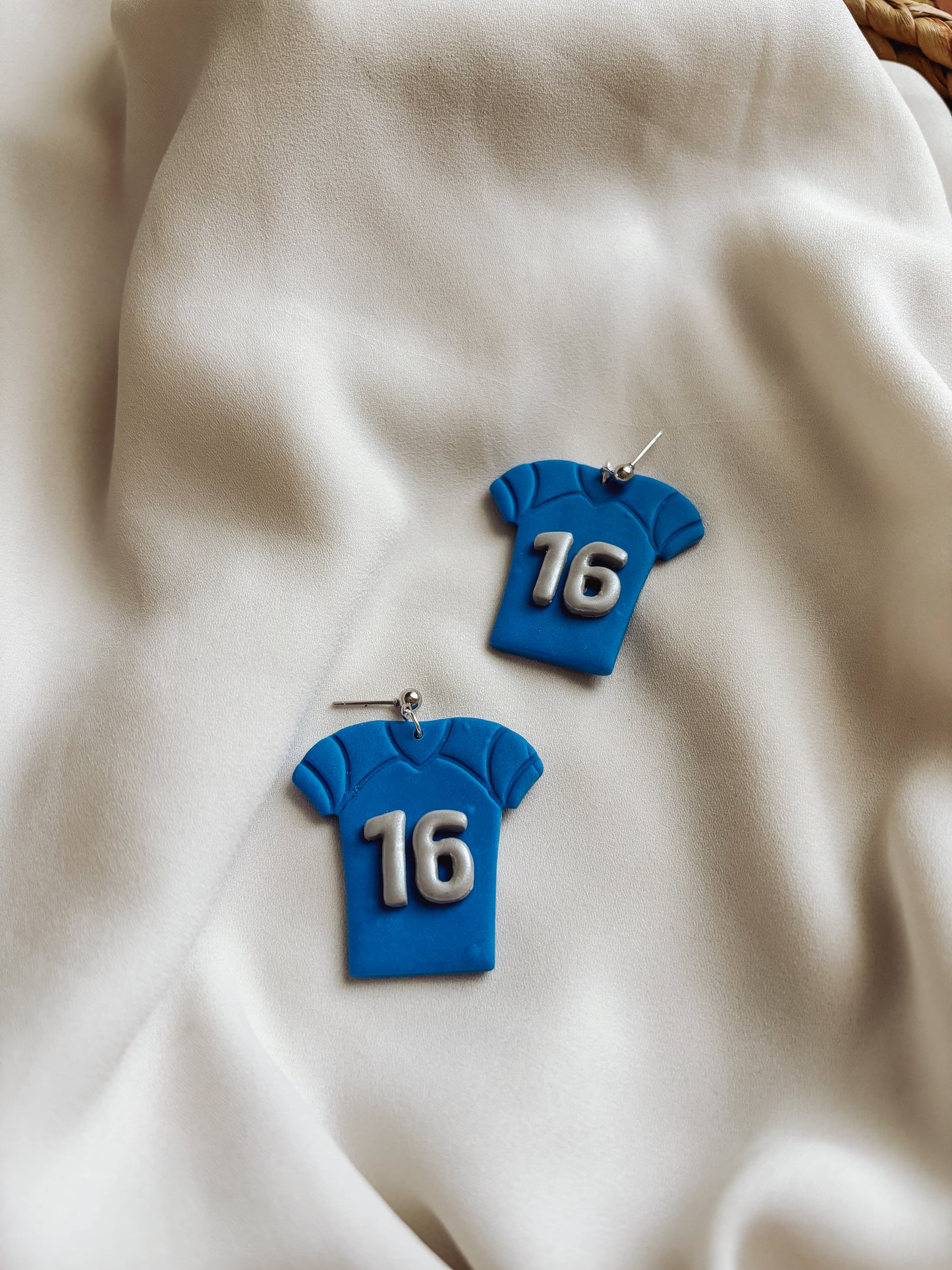 *CUSTOM* Football Jersey Earrings