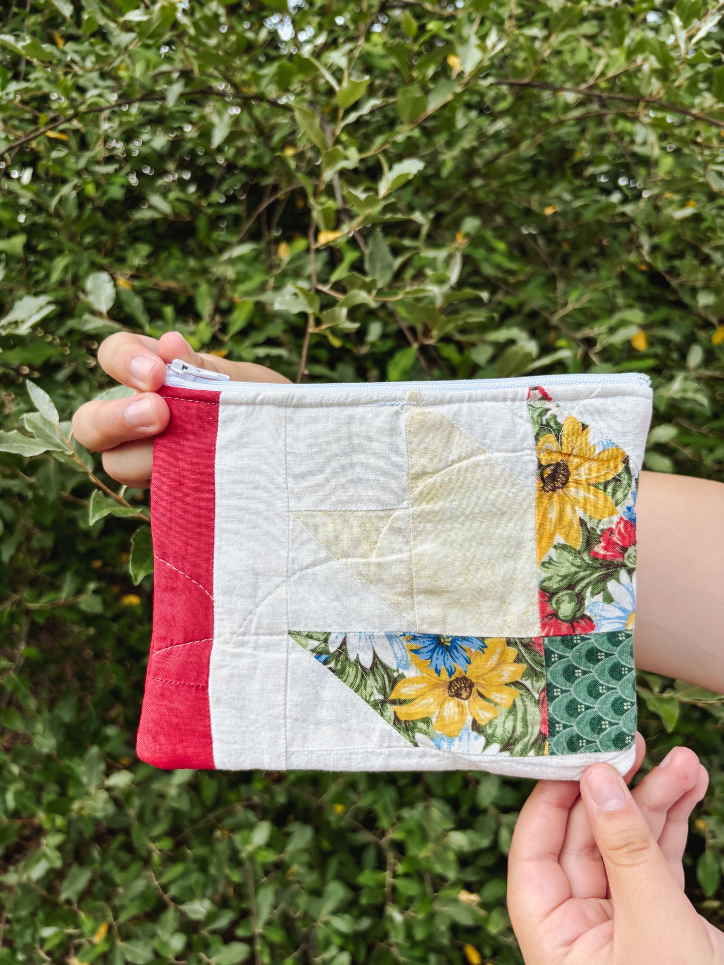 Quilted Zipper Pouch