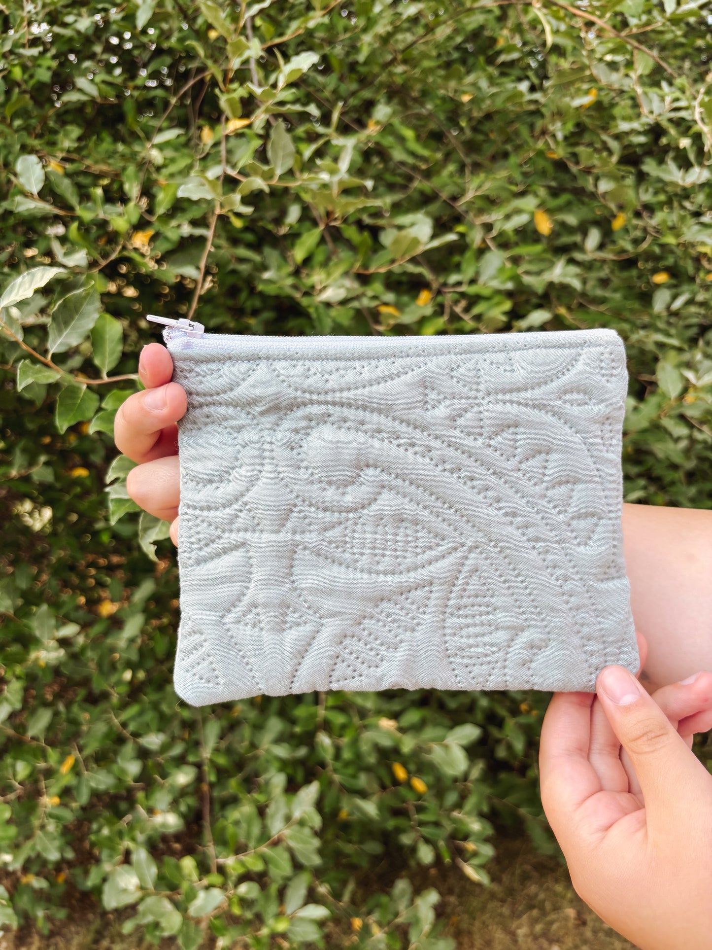 Quilted Zipper Pouch