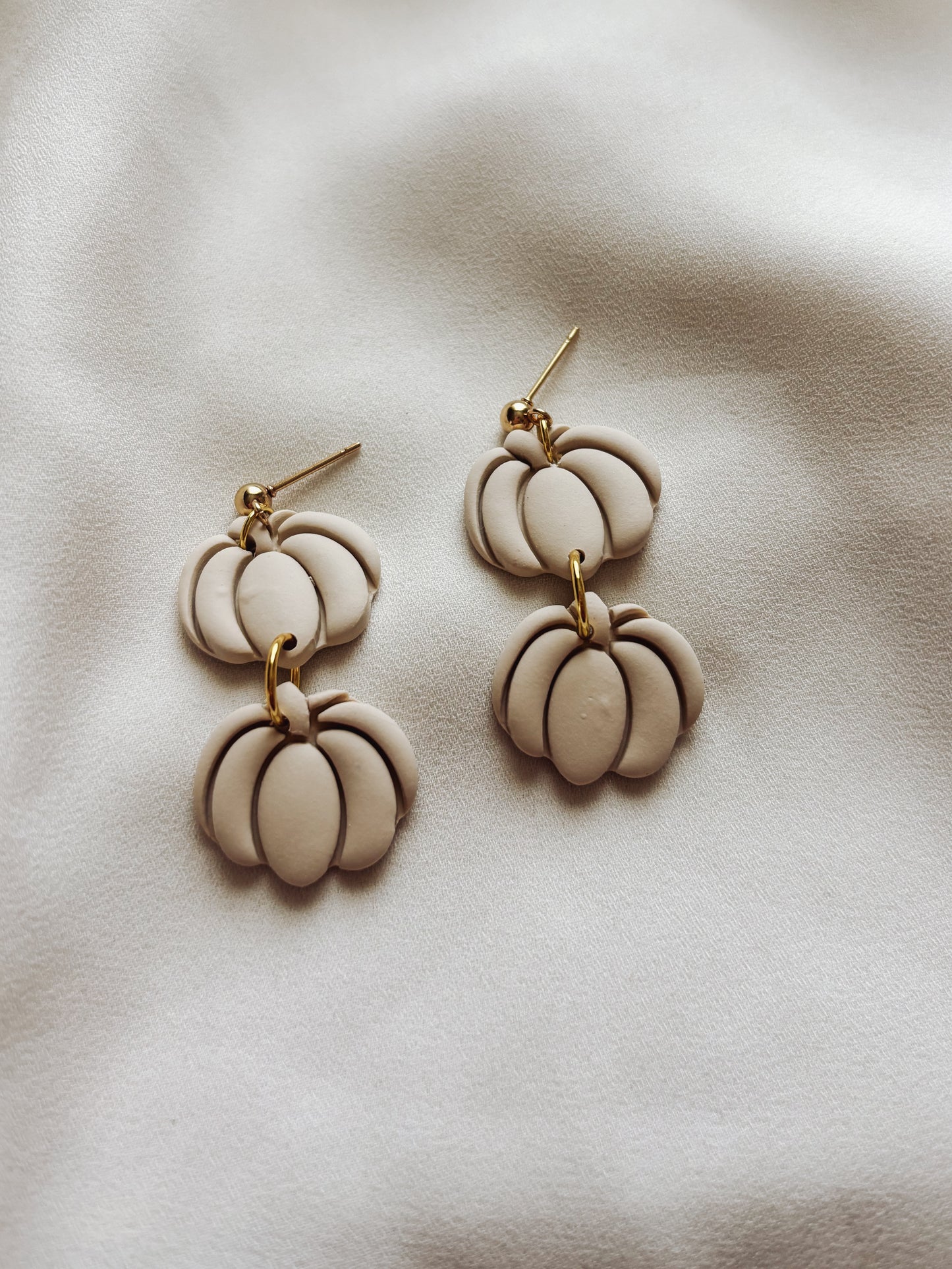 Stacked Pumpkin Earrings