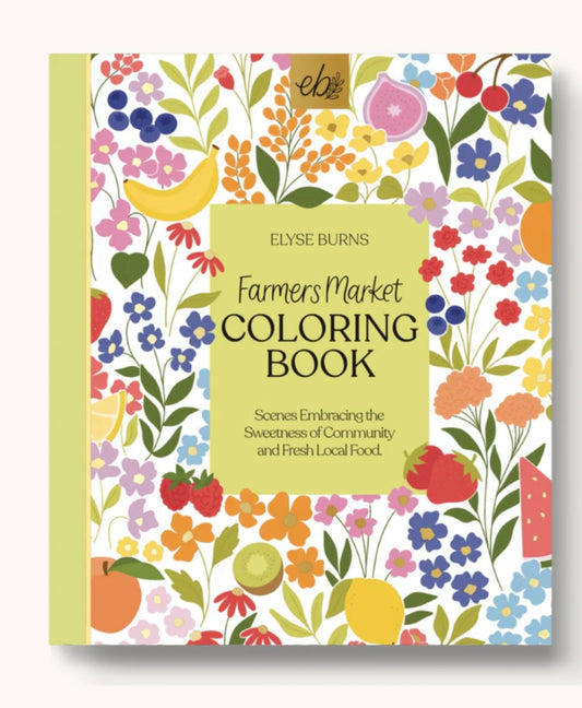 Farmers Market Coloring Book