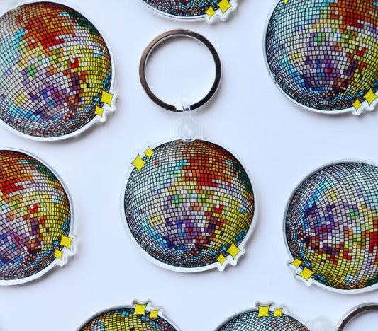 Disco Ball Keychain