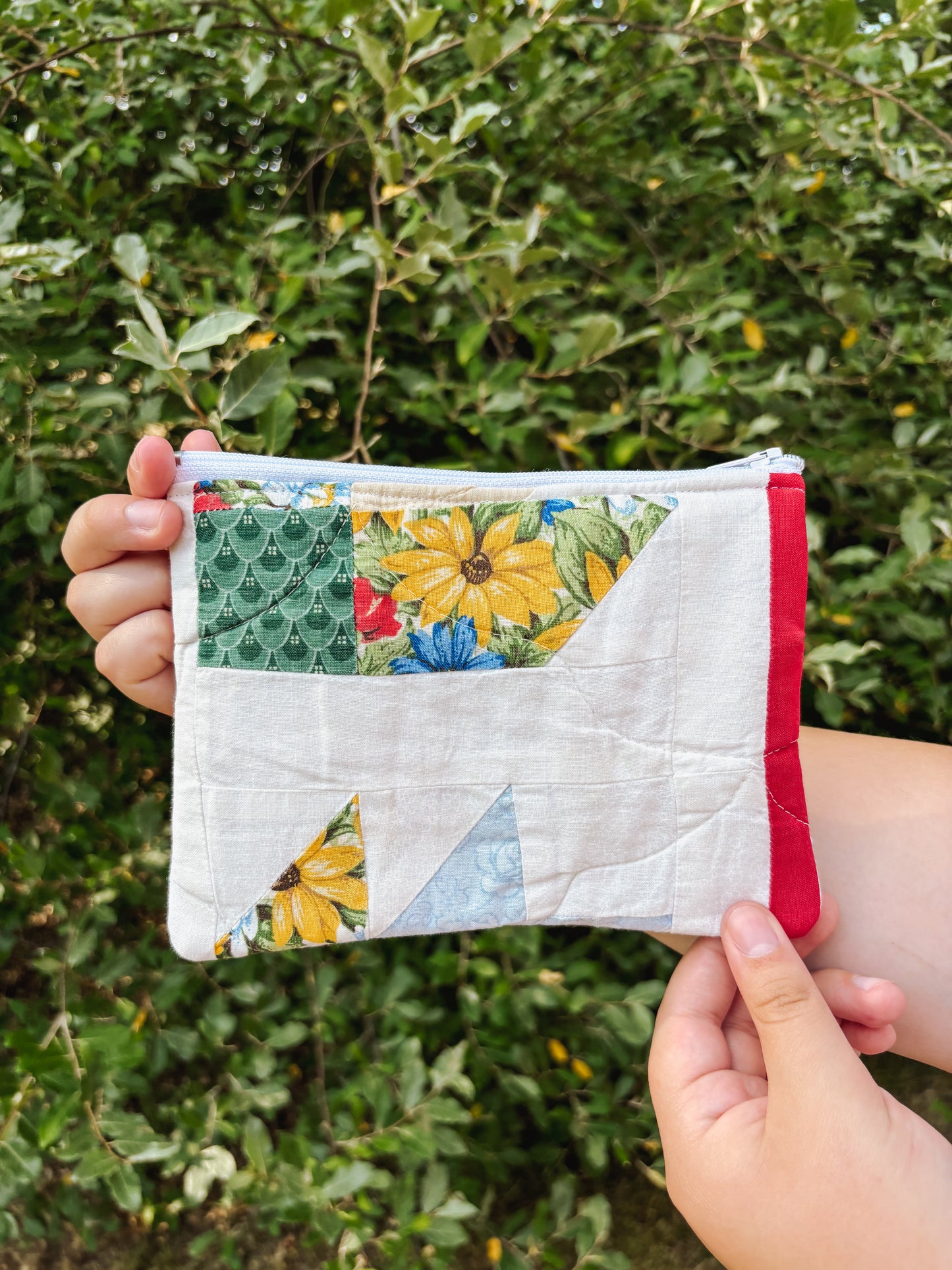 Quilted Zipper Pouch