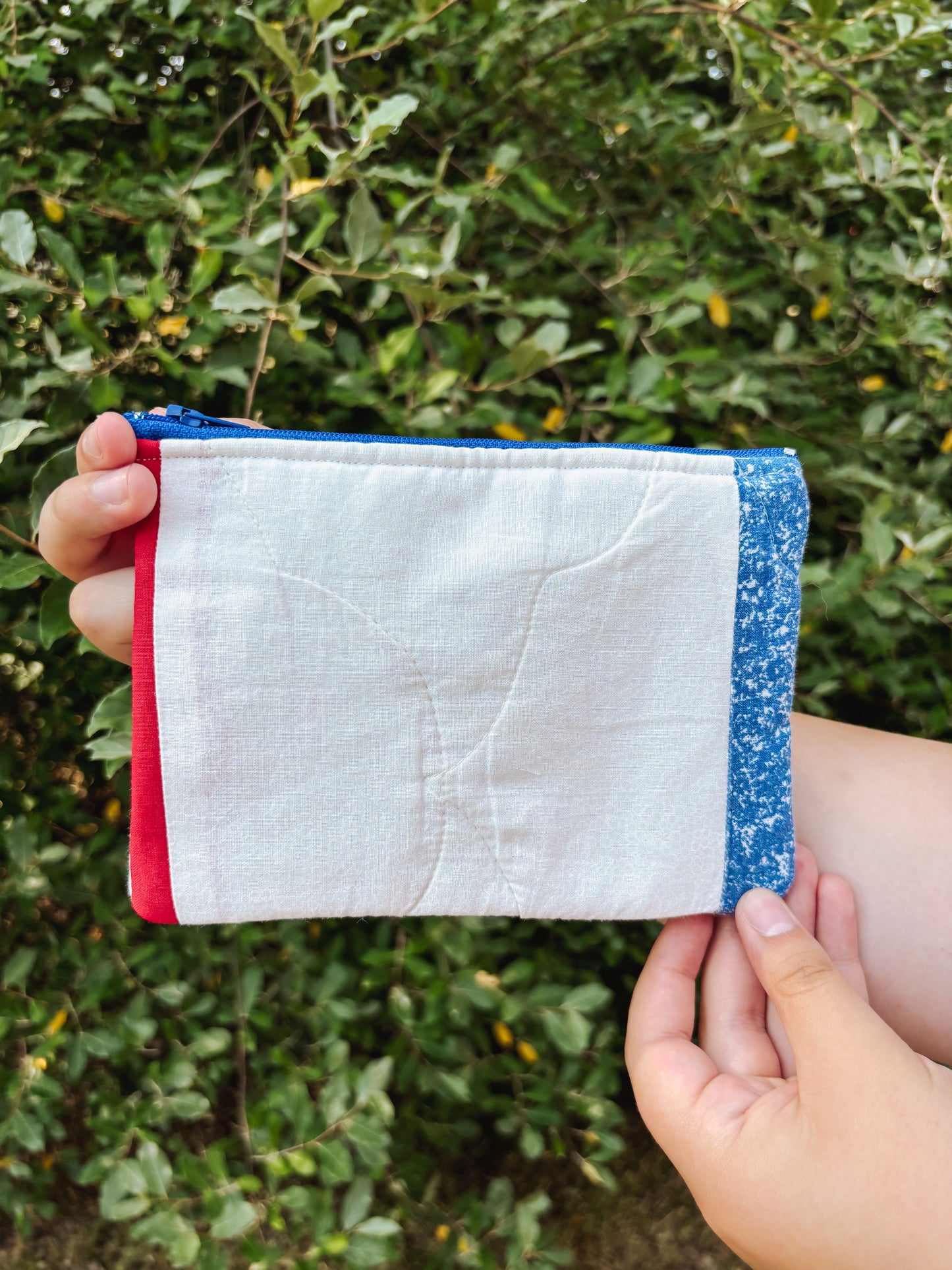 Quilted Zipper Pouch