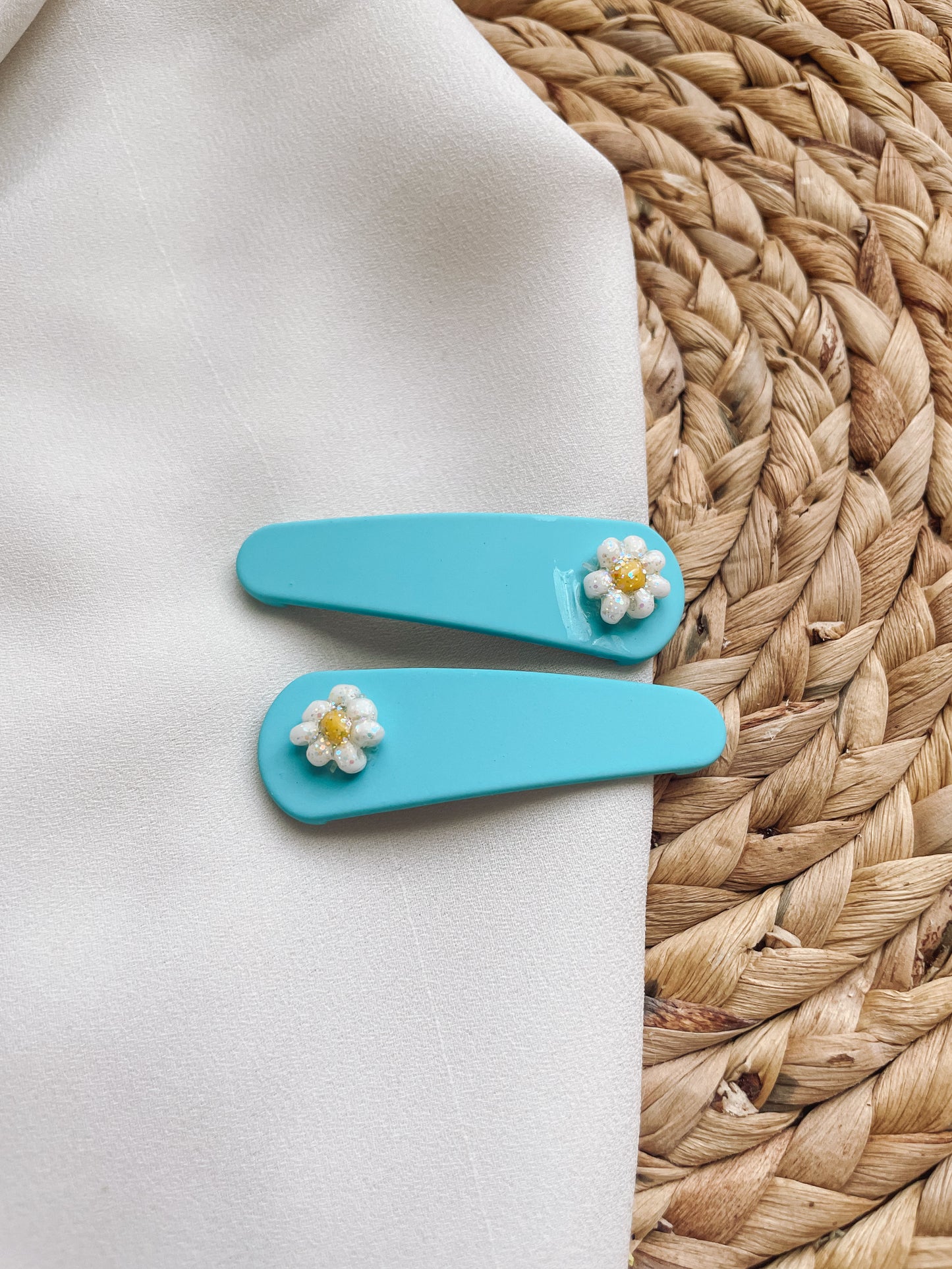 Daisy Hair Barrettes