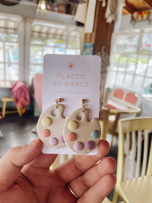 Paint Palette Earrings