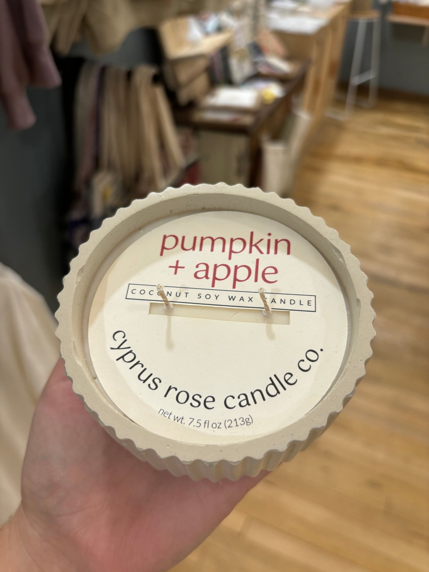 Pumpkin & Apple Candle, 7.5oz