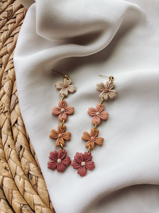 Autumn Flower Power Earrings