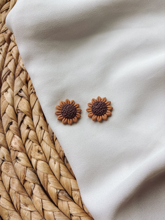 Sunflower Stud Earrings