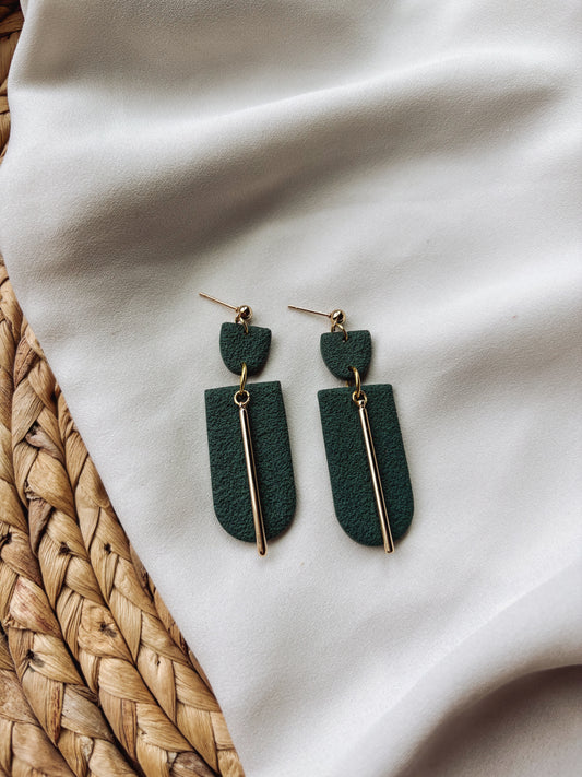 Green "Anthony" Earrings