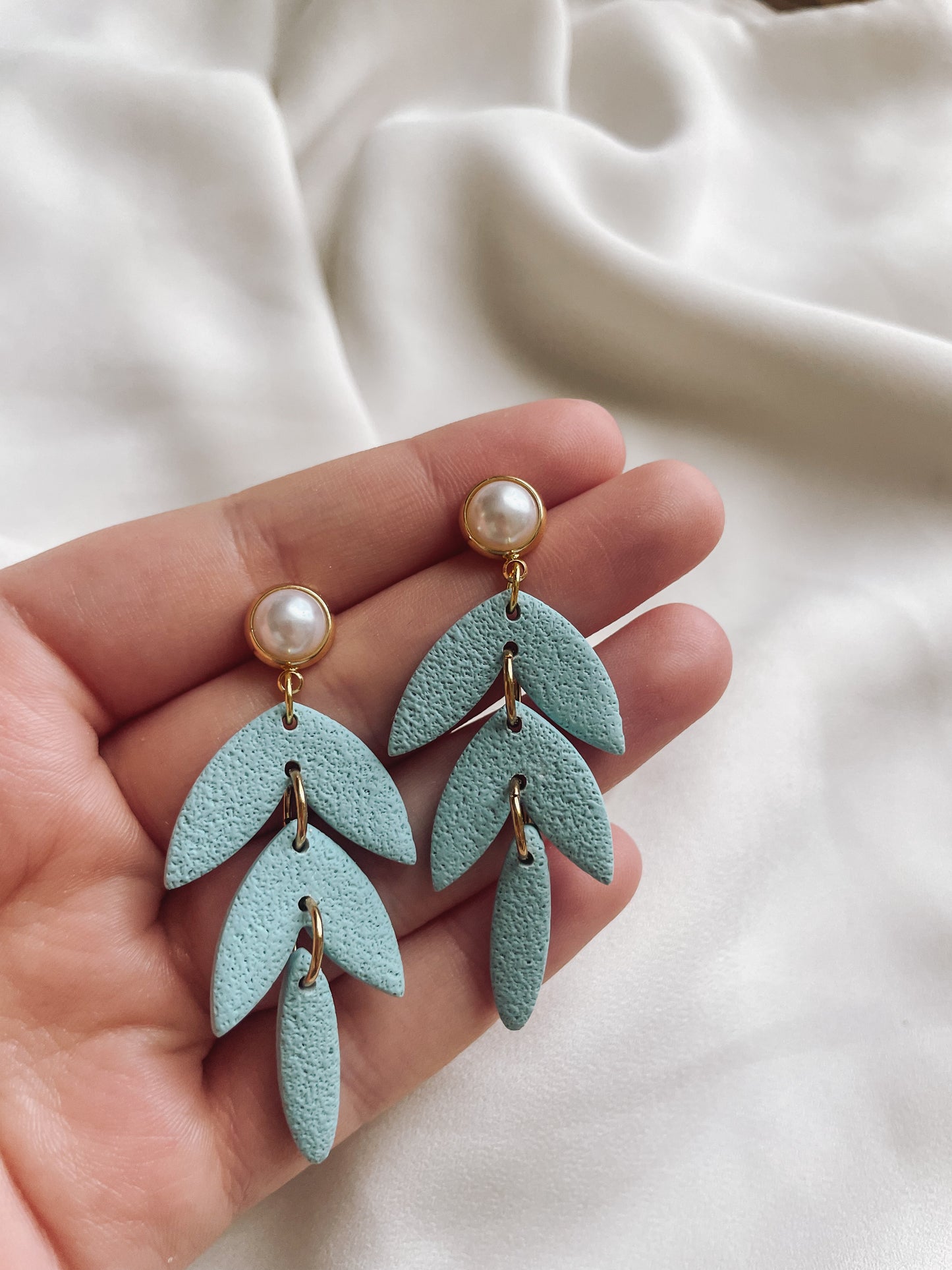 "Violet" I The Bridgerton-Inspired Collection I Handmade Clay Earrings