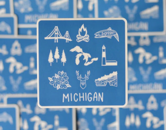 All Things Michigan Sticker I Chelsea Anne Co