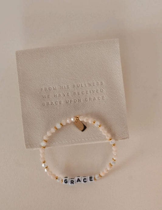 Grace Bracelet with Bible Verse Pouch