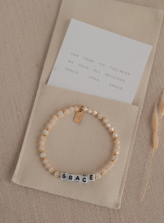 Grace Bracelet with Bible Verse Pouch