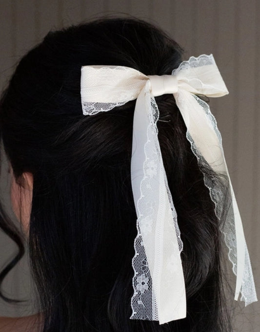Coquette Lace Bow Hair Clip I Space 46