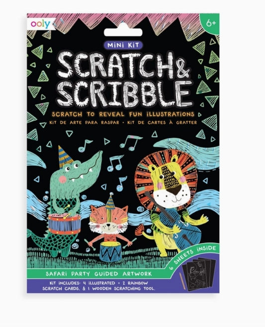 Mini Scratch & Scribble I Safari Party