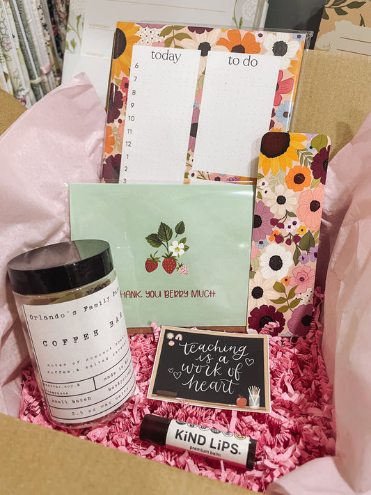 Teacher Appreciation Gift Box